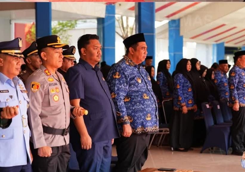 Upacara HKN di Maros, Ketua DPRD Muh. Gemilang Pagessa Hadir Bersama Forkopimda